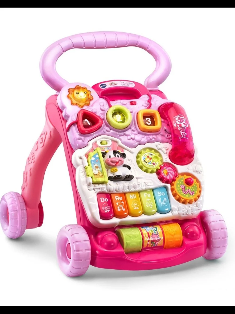 VTech Sit-to-Stand Learning Walker (Frustration Free Packaging), Pink